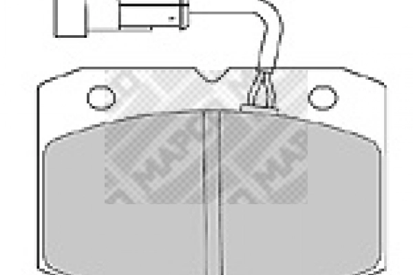 Brake Pad Set, disc brake (6556)