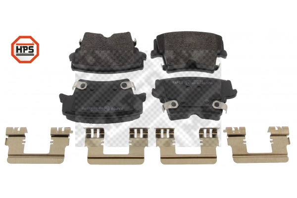 Brake Pad Set, disc brake (6895HPS)