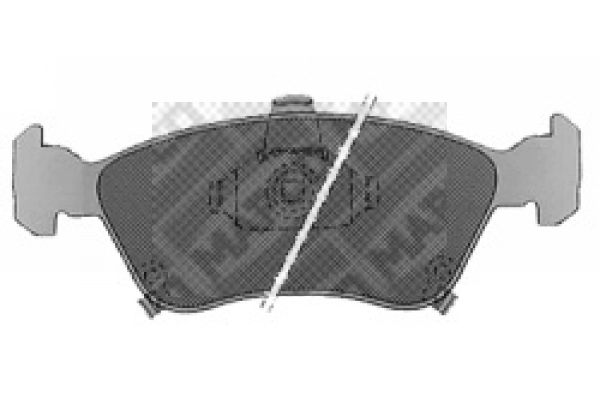 Brake Pad Set, disc brake (6508)