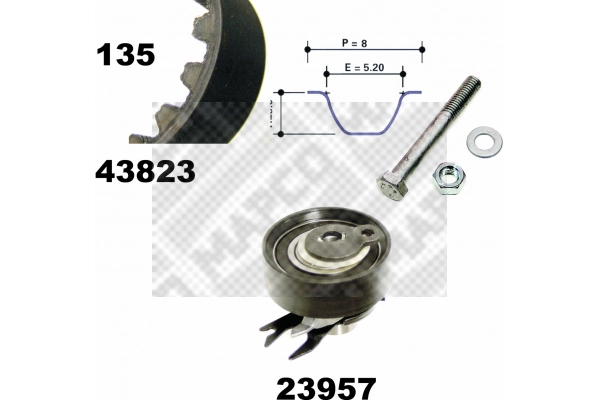 Timing Belt Kit (23823)