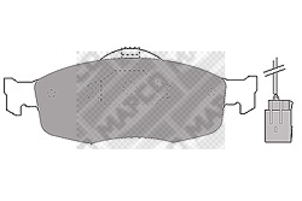 Brake Pad Set, disc brake (6369)