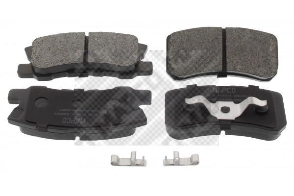 Brake Pad Set, disc brake (6752)