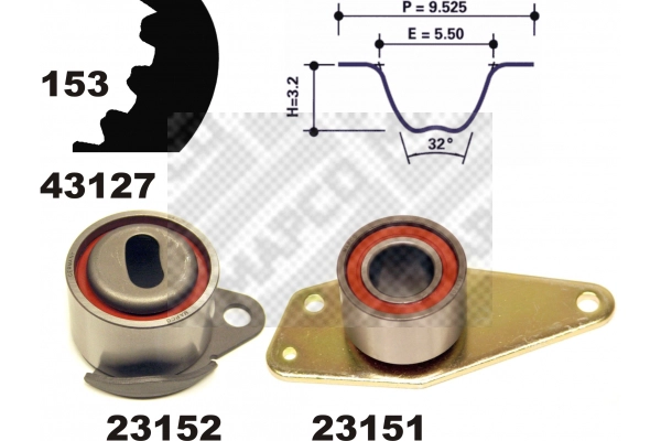 Timing Belt Kit (23127)