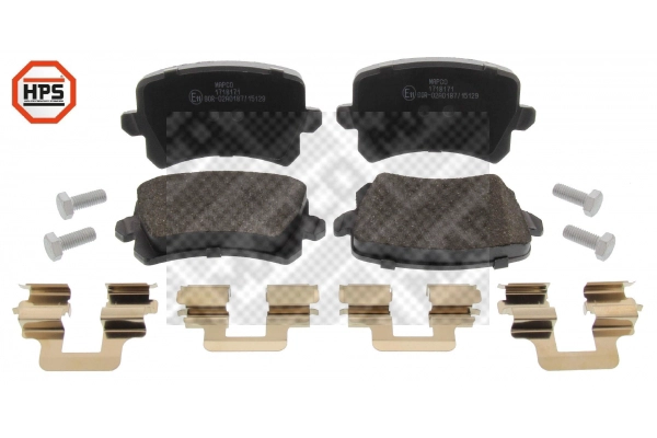 Brake Pad Set, disc brake (6914HPS)
