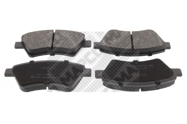 Brake Pad Set, disc brake (6609)