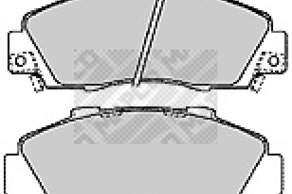 Brake Pad Set, disc brake (6607)