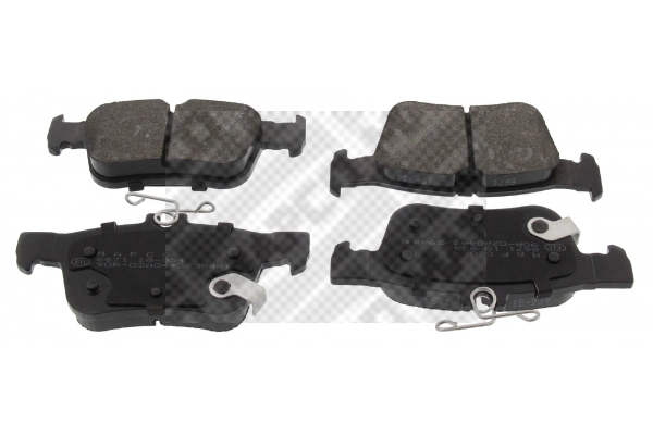 Brake Pad Set, disc brake (6671)