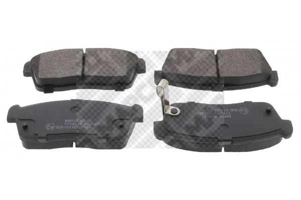 Brake Pad Set, disc brake (6761)