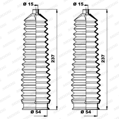 Bellow Kit, steering