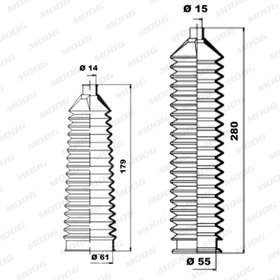 Bellow Kit, steering