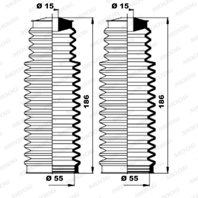 Bellow Kit, steering