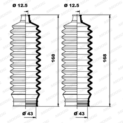 Bellow Kit, steering