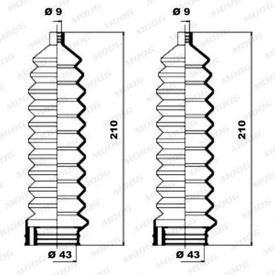 Bellow Kit, steering