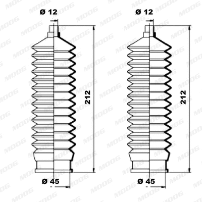 Bellow Kit, steering