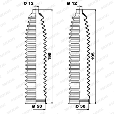 Bellow Kit, steering