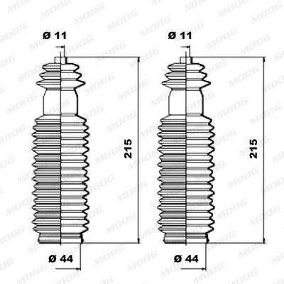Bellow Kit, steering