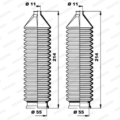 Bellow Kit, steering (K150167)