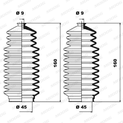 Bellow Kit, steering