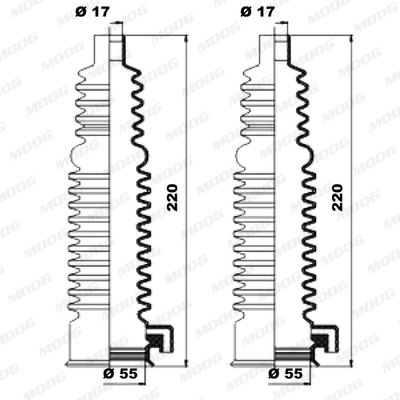 Bellow Kit, steering