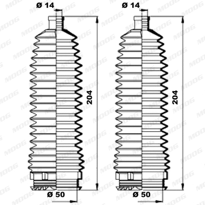 Bellow Kit, steering