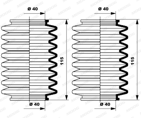 Bellow Kit, steering