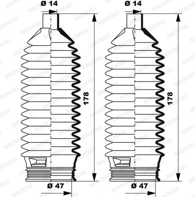 Bellow Kit, steering