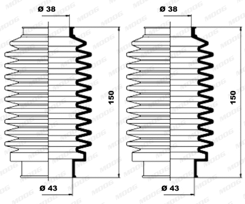 Bellow Kit, steering