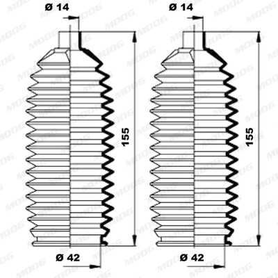 Bellow Kit, steering