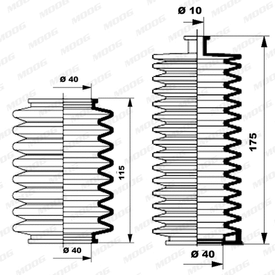 Bellow Kit, steering