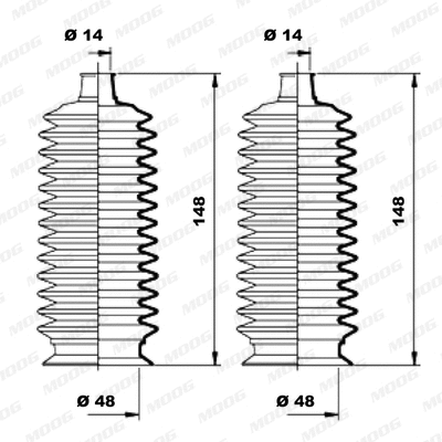 Bellow Kit, steering