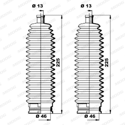 Bellow Kit, steering