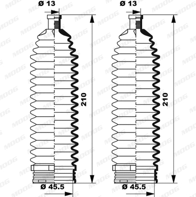 Bellow Kit, steering