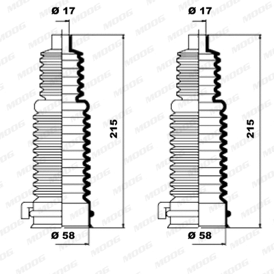 Bellow Kit, steering