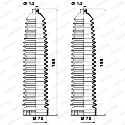 Bellow Kit, steering