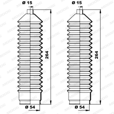 Bellow Kit, steering