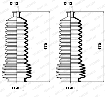 Bellow Kit, steering