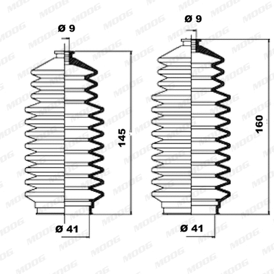 Bellow Kit, steering