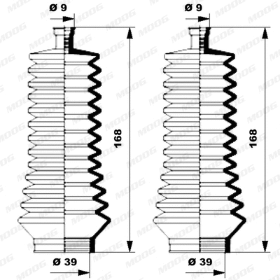 Bellow Kit, steering