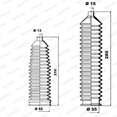 Bellow Kit, steering