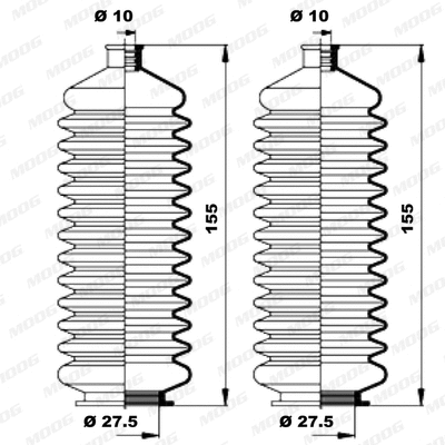 Bellow Kit, steering