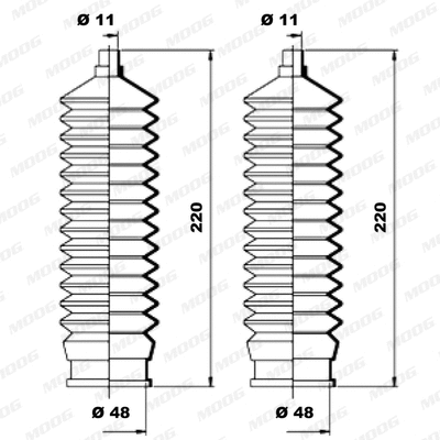 Bellow Kit, steering