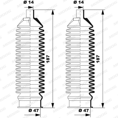 Bellow Kit, steering
