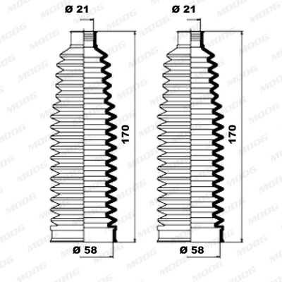 Bellow Kit, steering