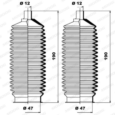 Bellow Kit, steering