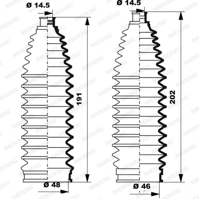 Bellow Kit, steering