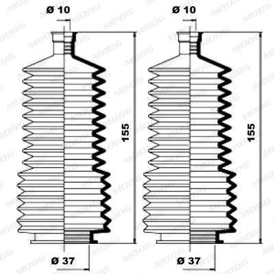 Bellow Kit, steering