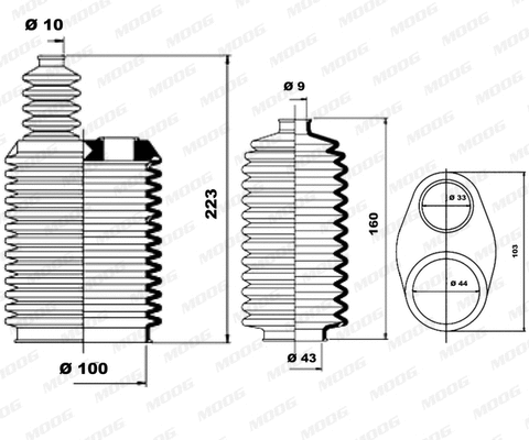 Bellow Kit, steering