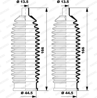 Bellow Kit, steering