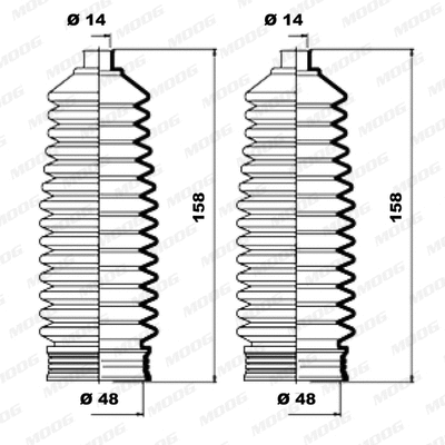 Bellow Kit, steering