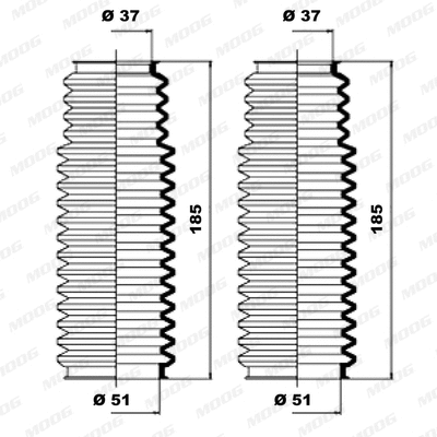 Bellow Kit, steering